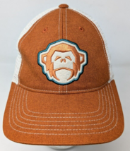 Howler Brothers Trucker Hat El Mono Monkey Logo Orange Mesh Baseball Hat... - $19.59