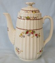 Spode Cowslip s713 Coffeepot 8 1/2&quot;, 4 Cups, Older Back Stamp, Crazing - £51.98 GBP
