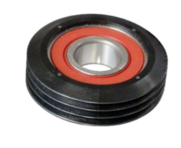 3 Groove Drive Belt Tensioner Pulley-Water Pump Fits Buick Cadillac Mazda Pontia - £11.29 GBP