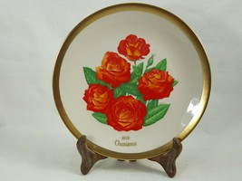 CHARISMA Plate 1978  All-America Rose Selections Gorham China CDB63 - $17.95