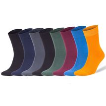 AWS/American Made Lightweight Bamboo Dress Socks for Men Casual Breathable Socks - £23.36 GBP