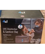 4 id UVC Disinfection &amp; Sanitizer Bag (5 Min. Disinfection Bag Small *Pr... - £12.86 GBP