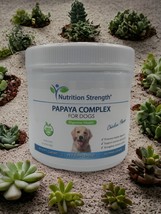 Nutrition Strength Papaya for Dogs Digestive Enzyme Complex 90 Chews Exp. 1/26 - £13.50 GBP