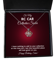 Necklace Birthday Present For RC Car Collector Sister - Jewelry Crown Pendant  - £39.50 GBP