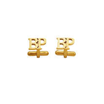 Personalized Letters Gold French Swank Cufflinks - £29.84 GBP