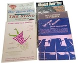 Piano Song Book Lot of 8 Easy Listenting Pop Soft Rock Musicals - $13.32