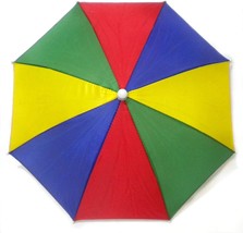 Hunter&#39;s Tail UV Umbrella Hat, with Umbrella Fishing Gardening Folding U... - £11.02 GBP