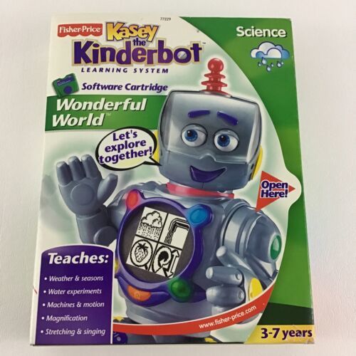 Kasey The Kinderbot Learning System Wonderful World Software Cartridge Science - $37.57