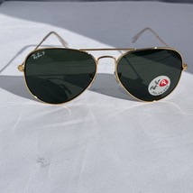 Ray Ban Sunglasses Aviator RB3025 001/58 Arista Gold G15 GREEN POLARIZED... - $56.70 Ray Ban Sunglasses Aviator RB3025 001/58 Arista Gold G15 GREEN POLARIZED... - $56.70