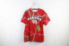 Vtg NASCAR Mens Large Spell Out Realtree Camouflage Kevin Harvick Racing T-Shirt - £31.20 GBP