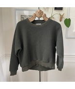 Everlane Renew Berber Fleece Crewneck Sweatshirt Moss Green L - $539.55 MXN