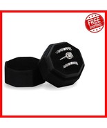 Soft Velvet Octagon Ring Box for Engagement Memories - 3 Compartment Design - $37.17 CAD