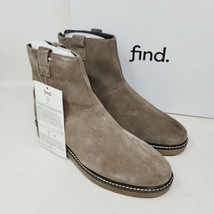 find. Women&#39;s Ankle Boots Size 8 M Brown Suede rear Zip Casual shoes - £24.44 GBP