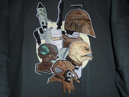 Tee Fury Star Wars Xxxlarge &quot;Hunters For Hire&quot; Boba Fett Parody Shirt Charcoal - $17.00