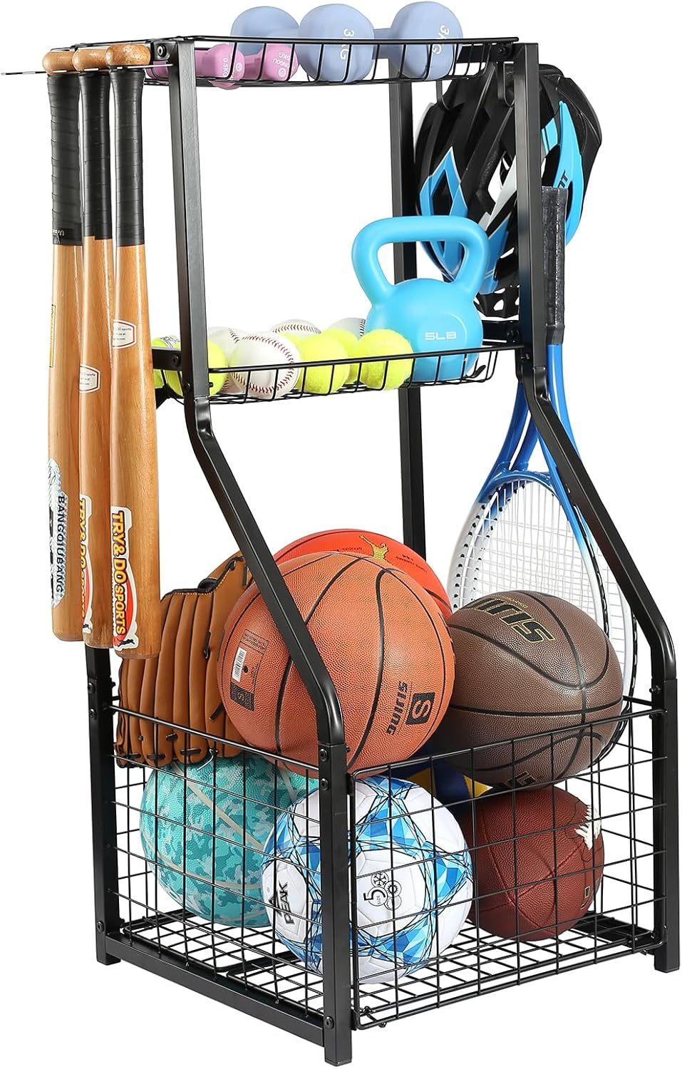 Yuetong Sports Equipment Organizer For Garage Organization,Ball, Gym Acc... - $77.98