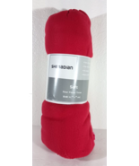 RED Lightweight FLEECE THROW BLANKET 50” X 60” for CAR PET SOFA - $230.34 MXN