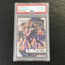 2016-17 Panini Prizm #188 Joe Young Signed Card AUTO PSA Slabbed Pacers - £35.54 GBP