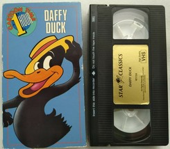 VHS Daffy Duck Cartoon Time 1 Hour Star Classics W1104 (VHS, 1989) - RARE - $16.01