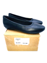 Clarks Gracelin Vail Slip On Ballet Flats - Black Leather, US 6.5M - $29.69