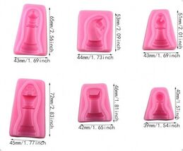 12pcs Chess Piece Silicone Mold for Chocolate, Candy, Fondant, Cake Deco... - $16.49 CAD