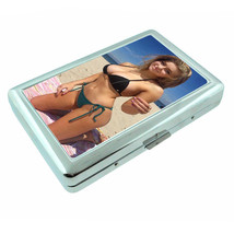 Norwegian Pin Up Girls D3 Silver Metal Cigarette Case RFID Protection Wallet - £13.20 GBP