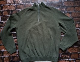 Tommy Bahama 1/4 zip Pullover Reversible Sweatshirt 100% Cotton size M - $28.34