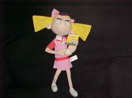16&quot; Nickelodeon Baseball Helga Plush Doll With Tags From Hey Arnold Nanco 2002 - £77.84 GBP
