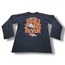 Denver Broncos Shirt Size XL Broncos End Zone Fever Graphic T-Shirt Long... - $29.99