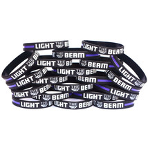 20 Light The Beam Wristbands - New Silicone Basketball Bracelets from Sacramento - £16.34 GBP
