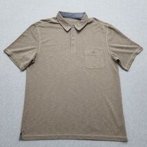 Weatherproof Shirt Mens XL Brown Casual Pocket Short Sleeve - €14,47 EUR