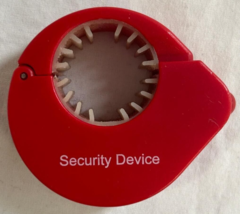 Uss Mini Defcon Bat Bottle Red Anti-Theft Merchandise Retail Eas Security Tag - £5.49 GBP