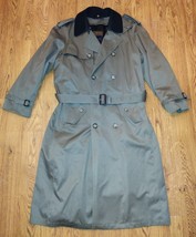 Chaps Ralph Lauren Tan/Khaki Double Breasted Belted Trench Coat 42L Liner EUC - £62.90 GBP