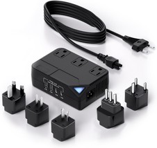 100V-220V Travel Converter, 250W Travel Voltage Converter For Curlers,, ... - £50.76 GBP