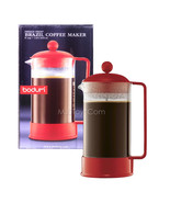NEW Bodum Brazil Coffee Maker Shatterproof  8-Cup/34 0z French Press Ele... - £32.04 GBP