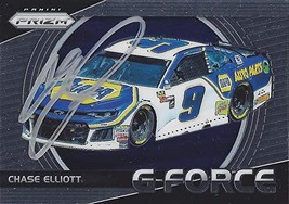 Autographed Chase Elliott 2018 Panini Prizm Racing G-FORCE (#9 Napa Auto Parts T - £33.78 GBP