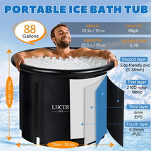 ICE BATH TUB Ultimate 88 Gallon XL Cold Plunge Tub for Athletes &amp; Wellness - £47.96 GBP