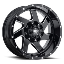 20x14 Luxxx HD1 Gloss Black Milled Off-Road Wheel (SET OF 4) - £1,374.92 GBP