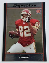 2007 Dwayne Bowe Bowman Chrome BC78 Nfl Football Rookie Card Rc Kc Chiefs Topps - $4.99