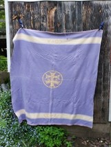 RARE 1930s 1940s Catholic Daughters of America Blanket, Seymour Co. Esmo... - $102.57 CAD