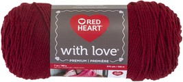 Red Heart With Love Yarn-Berry Red - £15.48 GBP
