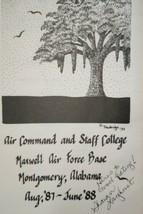 Vintage Maxwell Air Force Base USAF Entertaining Cookbook 1988, Montgomery AL - $18.99