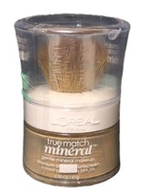 L&#39;Oreal True Match Mineral Powder Foundation W6-7 Sun Beige 468 New Sealed - $44.50