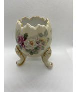 Inarco Vintage 1960’s Porcelain Egg MPlanter/Vase  3 Leg E-116/S Japan - $13.37