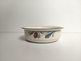 Lenox China Stone Poppies On Blue 6 1/4&quot;  Soup Cereal Bowl Discontinued - £14.20 GBP