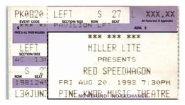 Reo Speedwagon Concerto Ticket Stub Agosto 20 1993 Detroit Michigan - £35.66 GBP
