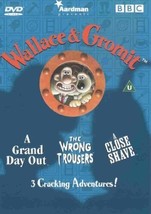 Wallace And Gromit: A Grand Day Out/Wrong Trousers/A Close Shave DVD (2003) Bob  - £14.00 GBP
