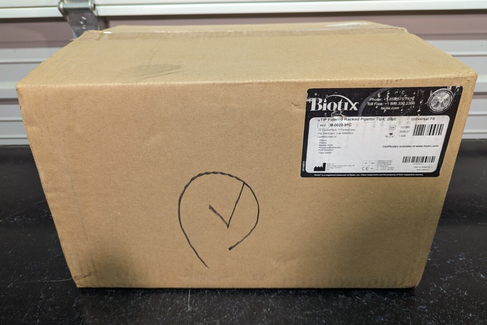 Biotix uTIP 20uL Sterile Filtered Racked Pipette Tips M-0020-9FC / Case ... - $292.50