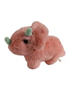 AURORA ECO NATION Stuffed Plush Toy TRICERATOPS Pink Dinosaur 2021 - $5.04