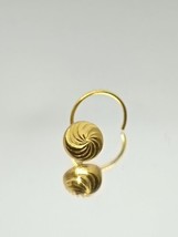 5mm Solid Gold Ball Nose Wire Pin Stud Ring Piercing 14k Yellow Gold  - £44.80 GBP