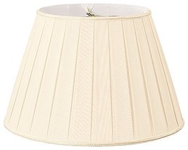 Royal Designs Round Pleated Designer Lamp Shade, Gypsy Gold, 10 x 14.5 x 10 - £64.29 GBP